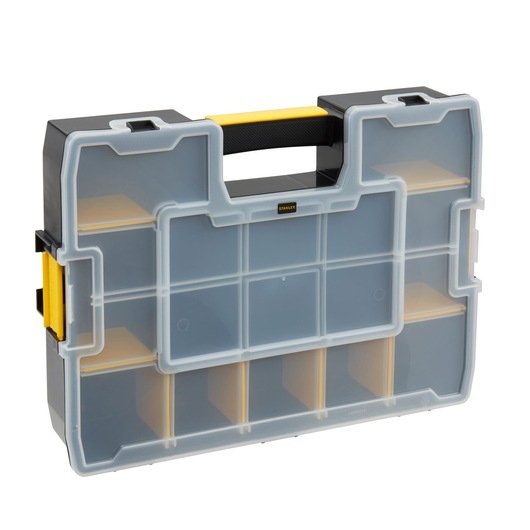 Stanley Box Of Tools Cubix 1-94-745 Piece Small Black Transparent Yellow Black/Yellow Box Pieces Small