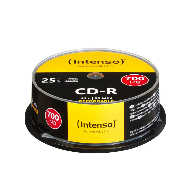 Intenso Cd-r 700MB/80MIN Tubo 25 Units