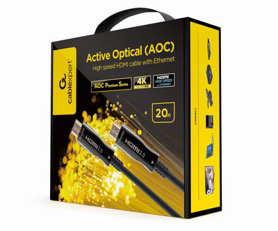 Gembird Active Optical Aoc High Speed HDMI Cable With Ethernet Aoc Premium Series 20M — image 1