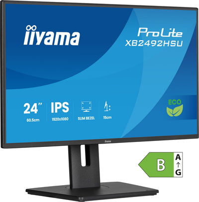 Iiyama Monitor Prolite XB2492HSU-B1 24 1920 X 1080 Pixels Full HD LED Black — image 1