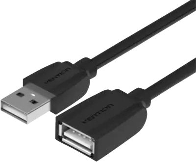 Vention Cable Alargador USB 2.0 VAS-A44-B200 USB Male USB Female 2M Black