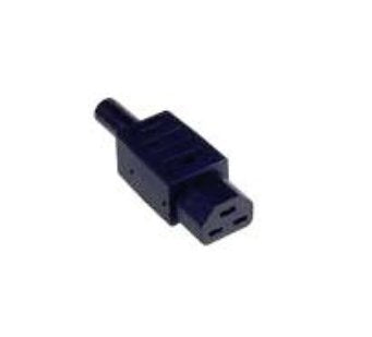 Bachmann Acoplador IEC IEC320 C21 16A 250VAC 155, Schraubanschlu, Black