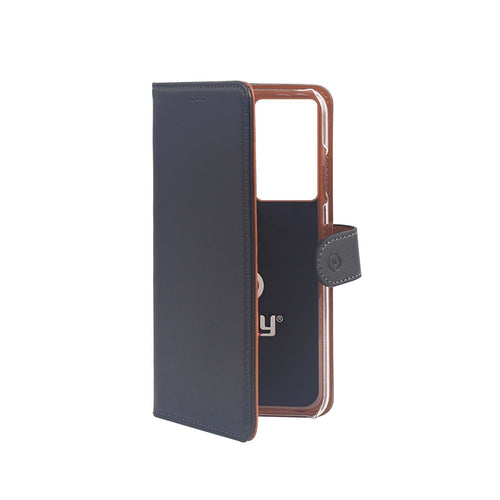 Celly Wally Case For Galaxy S21 Ultra 5G 17,3CM (6.8) Folio Black Brown — image 1