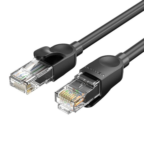 Vention Lszh CAT.6 UTP Ethernet Cabl Patch Cable 1M Black — image 1