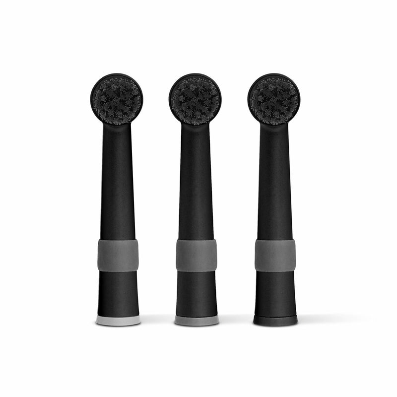 Happybrush Heads Eco R2 Allblack Black HAR2AB