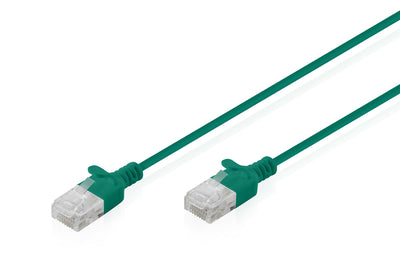 CAT.6 U-UTP Slim Network Cable, 3M, Green — image 1