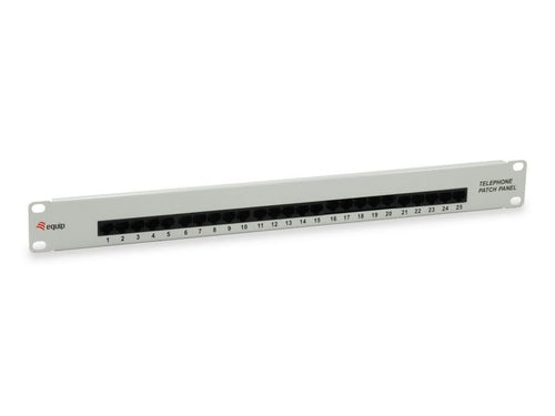 Equip Patchpanel 25x RJ45 CAT3 19 1HE ISDN Grey Claro — image 1