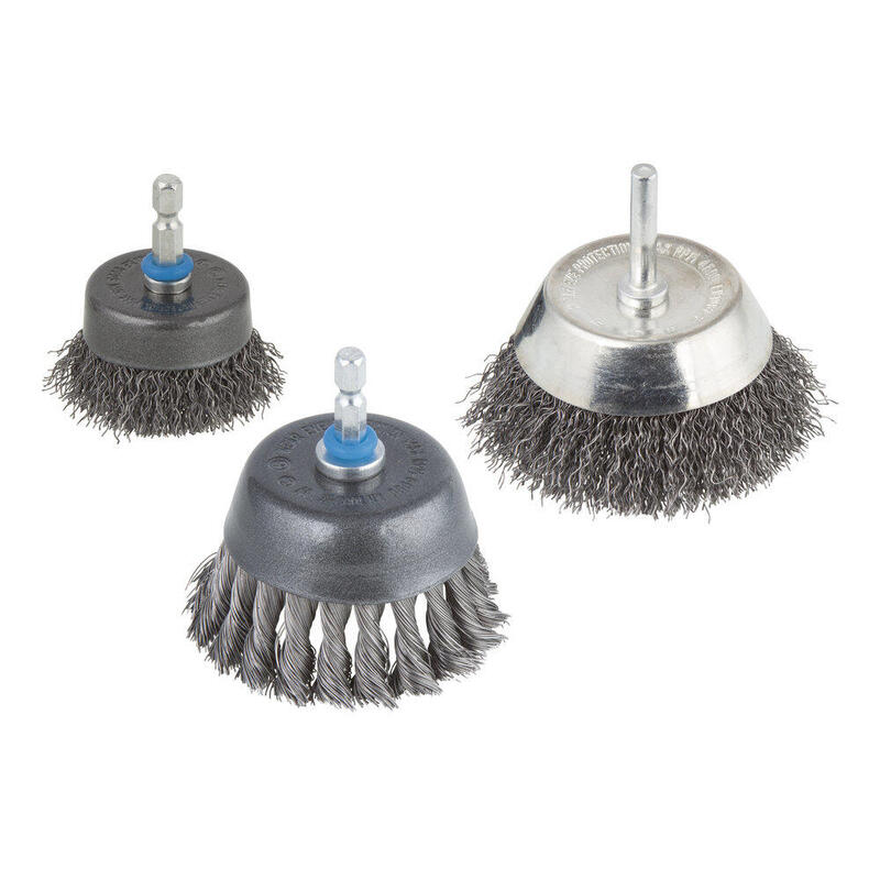 Brush Copa Alambre Steel Vástago Hexagonal, Ø50MM