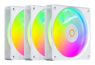 Ocypus Fan PC Gamma F12 Elite ARGB White Pack 3, 120MM) GAMMA-F12-WH3AM00E-GL — image 1