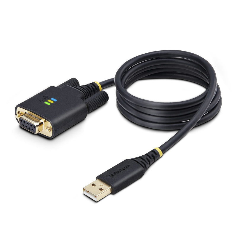 StarTech.com 1P3FFCNB-USB-SERIAL Cable Serie Black 1M USB Type a dB-9