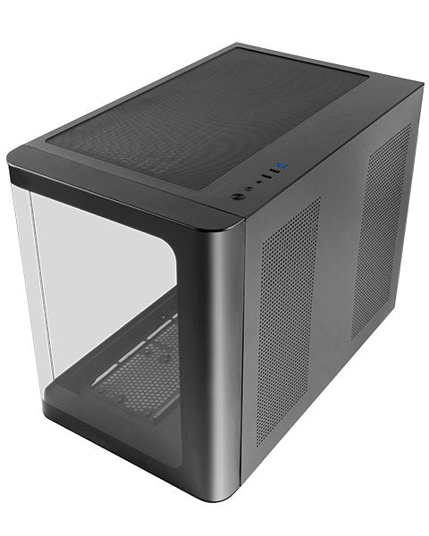 Mars Gaming Box Minitorre microATX Mc-fusionm Black Bahías INT.:2X3'5, 3X2'5/ 1XUSB3.0/ 2XUSB2.0/ Audio In/Out