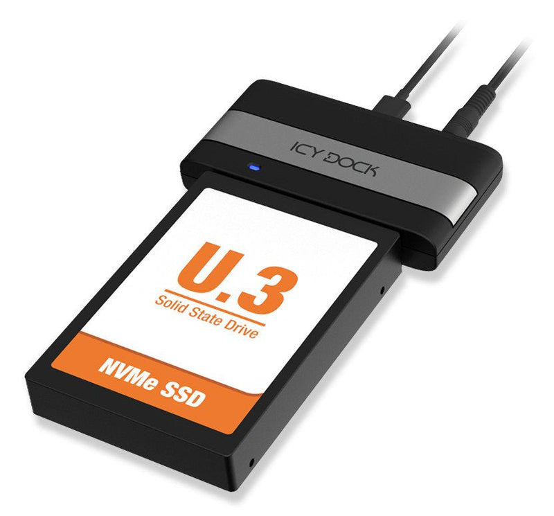 Adapter Icydock USB4 To 15MM U.2 U.3 SSD External Adapter