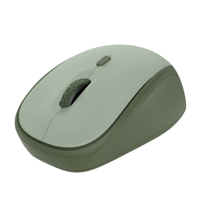 Trust Mouse Optico Yvi + Wireless Quiet Green Span Data-teams'true'Bluetooth/Span / DPI 800-1600 / Green