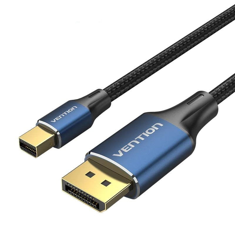 Vention Cable Converter DisplayPort 1.4 8K Hcflh DisplayPort Male Mini DisplayPort Male 2M Black And Blue