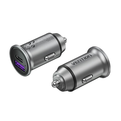 Vention Car Charger FFFH0 1x USB- Type-c 1x USB 30W — image 1