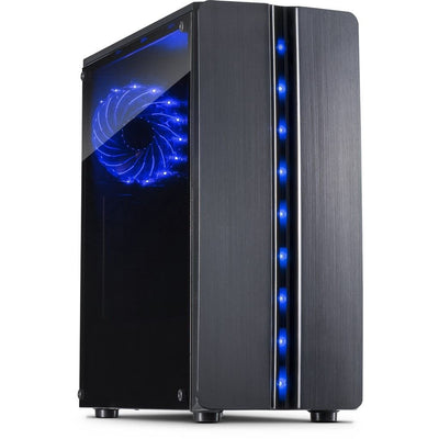 PC Case Inter-tech 88881309 Housing Computer Mini Tower Black — image 1