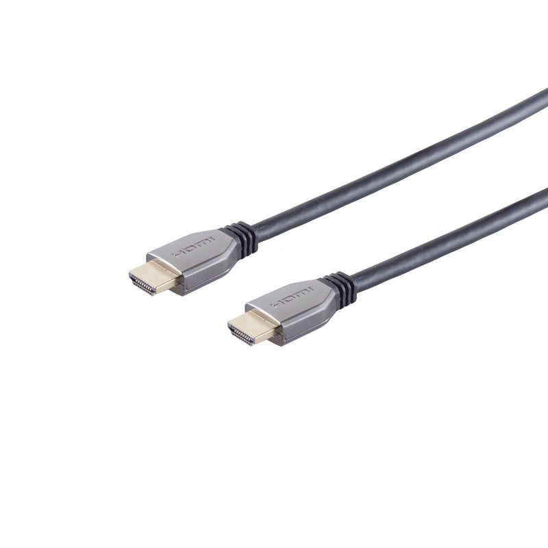 S-impuls Ultra HDMI Cable 10K Metal Black 3,0M