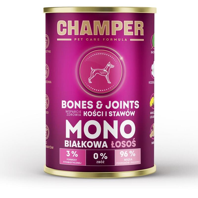 Champer Bones & Joints Salmon - Comida Húmeda Perros - 400G