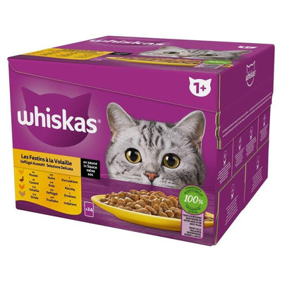 Whiskas Comida Húmeda Gatos Poultry Feast 24X85 G — image 1