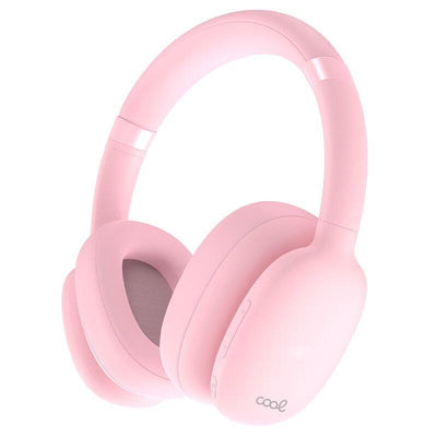 Cool Headphones Stereo Bluetooth Cascos Roller Pink — image 1