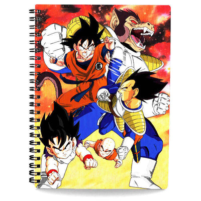 Notebook 3D Goku Vs Vegeta Dragon Ball Z — image 1