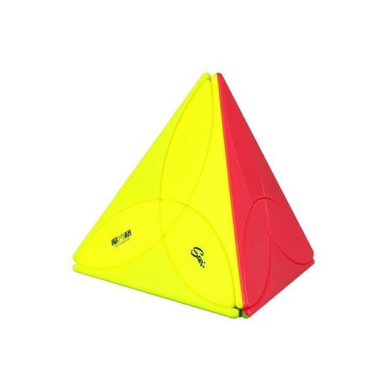 Qiyi Bucket Rubik Clover Pyraminx Stickerless