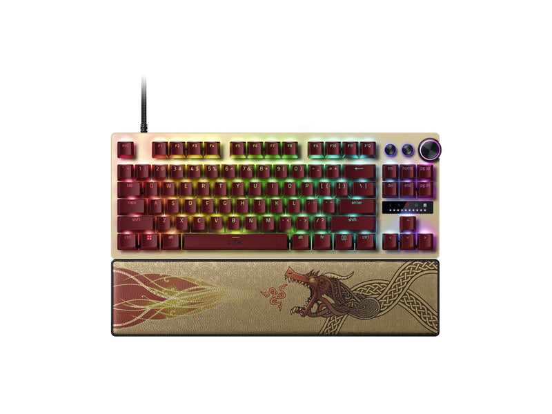 Razer Teclado Óptico Huntsman V3 Pro Tenkeyless Counter-strike 2 Dragon Lore Us Layout