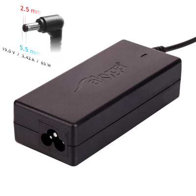 Akyga Charger Laptop AK-ND-01 19V/3.42A 65W 5.5X2.5MM Asus/Toshiba/Leno — image 1