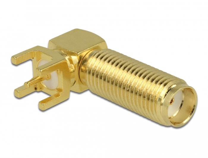 Delock 65848 Sma Jack 90° Pcb Thread Length 16MM