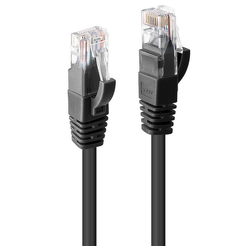 Lindy 48075 Network Cable 0,3M CAT.6 U/UTP (UTP) Black