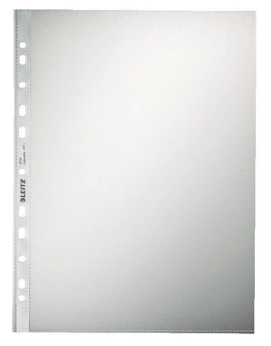 Leitz Cases Documentos 4704 Din A4 Transparent Genarbt 0,10MM - 100 Units