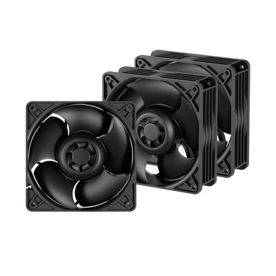 Arctic Fan PC S12038-8K - 3 Pack 12CM Black 3 Pieces — image 1