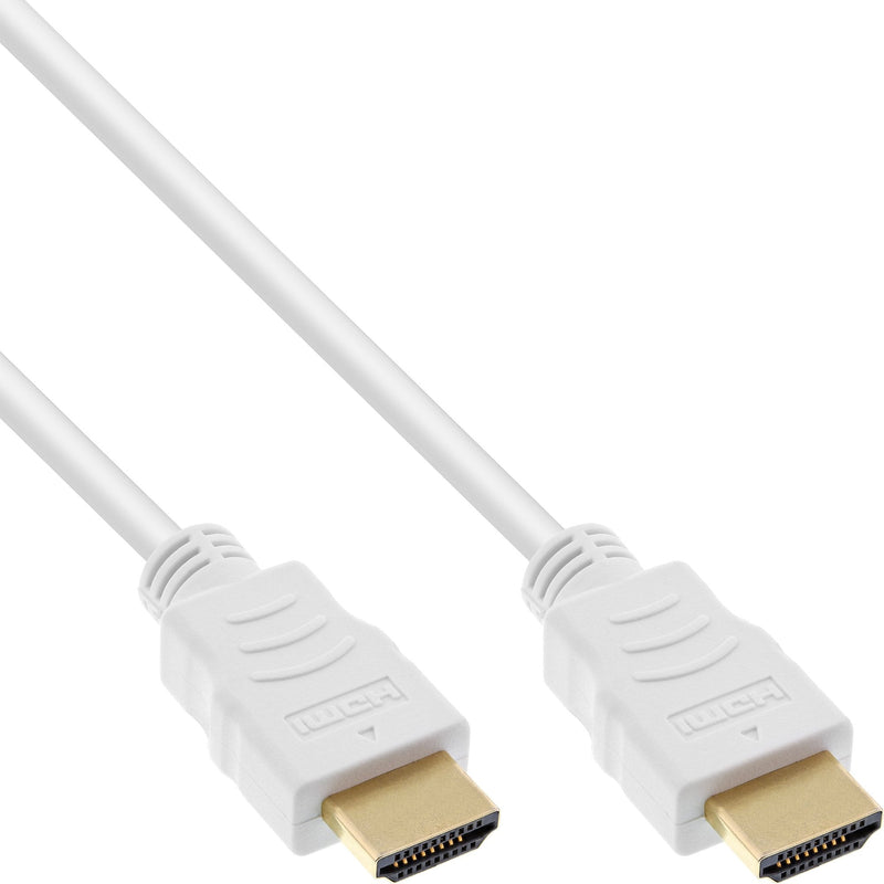 Inline HDMI Cable With Ethernet Male a Male White 3M