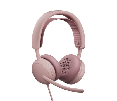 Logitech Zone Wired 2 Headset, Rose — image 1