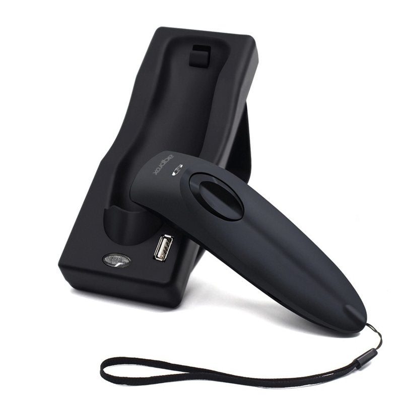 Approx APPLS10 Reader Codes Barcodes Wireless Bt/2.4GHZ 1D/2D Range 10M Bat. 1500MAH USB Stand Desk/Wall