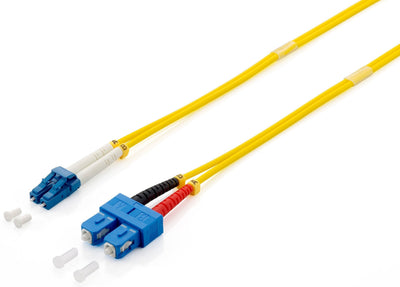Equip 254336 Cable Fibre Optic 10M Lc Sc OS2 Yellow — image 1