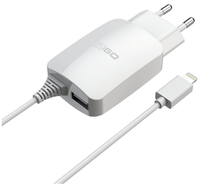 2GO Wall Charger USB 110V-240V White Iphones And Ipads 2GO