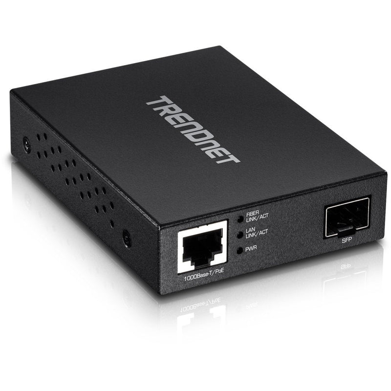 Trendnet Medienkonverter Glasfaser Gigabit PoE Pd Sfp