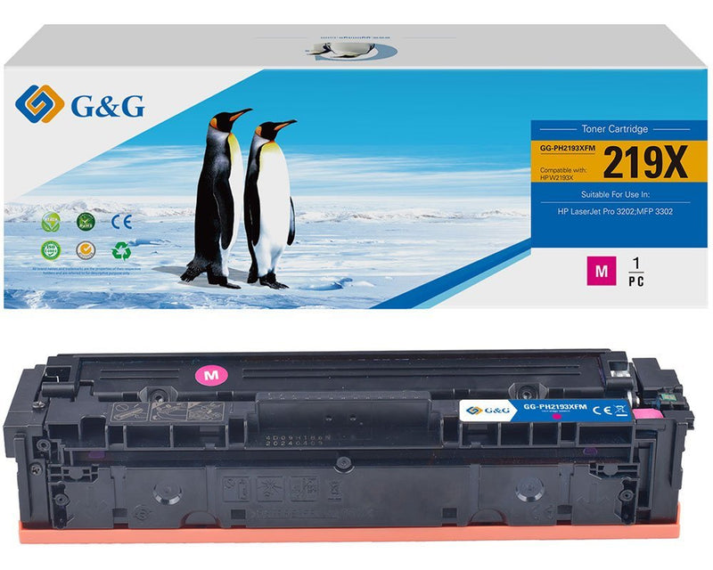 G&g Toner Compatible With HP 219X Magenta