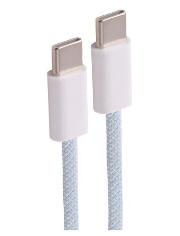 Shiverpeaks USB-C Cable Charging 2.0, 240W, Blue Textil, 0,5M