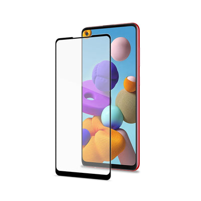Celly Full Glass, Screen Protector Samsung, Galaxy A21S, Resistant a Rayones, Black Transparent — image 1