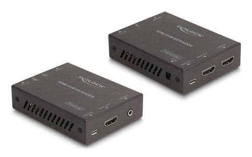 Delock HDMI KVM Extender Set Uber CAT.6 Cable 4K 60 HZ 70M — image 1