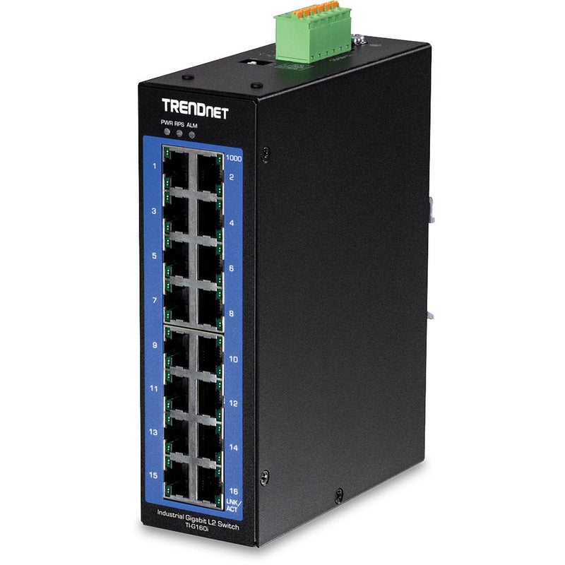 Trendnet Switch TI-G160I Gestionado Gigabit Ethernet (10/100/1000) Black