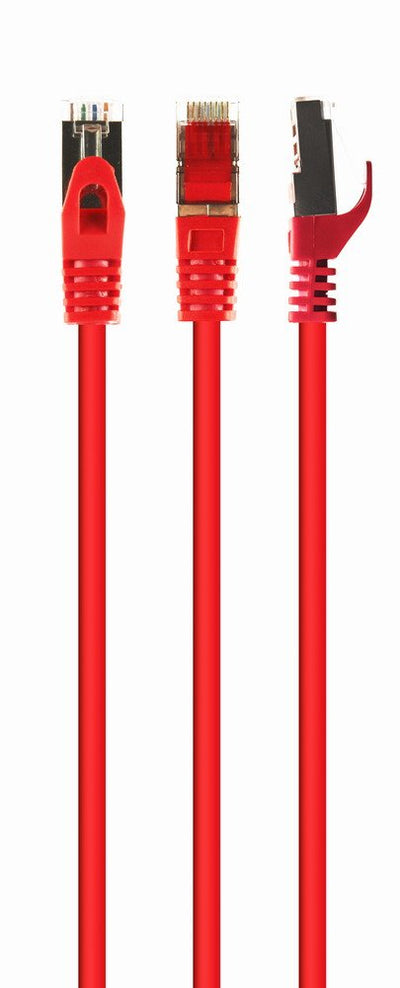 Gembird Network Cable RJ45, CAT.6A, FTP, Lszh, 3M, Red — image 1