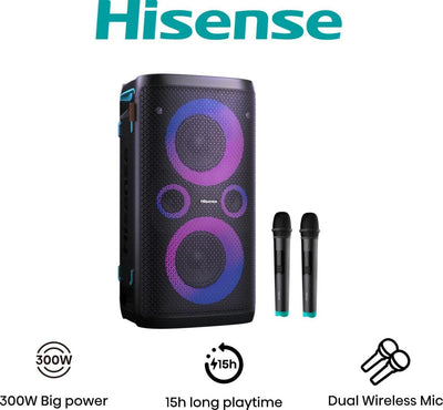Hisense Speakers Party Rocker One Plus 2.0 300W Bt Battery Internal — image 1