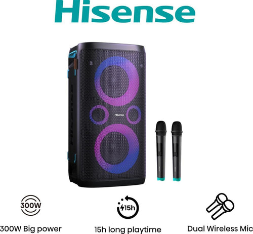 Hisense Speakers Party Rocker One Plus 2.0 300W Bt Battery Internal — image 1