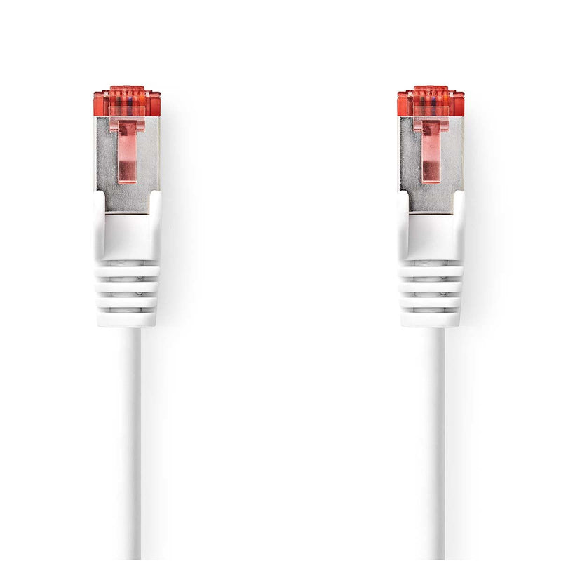 Nedis CAT.6- Network Cable RJ45 Connector Male RJ45 Connector Male - S/FTP 0.25M Innenbereich Round Lszh White