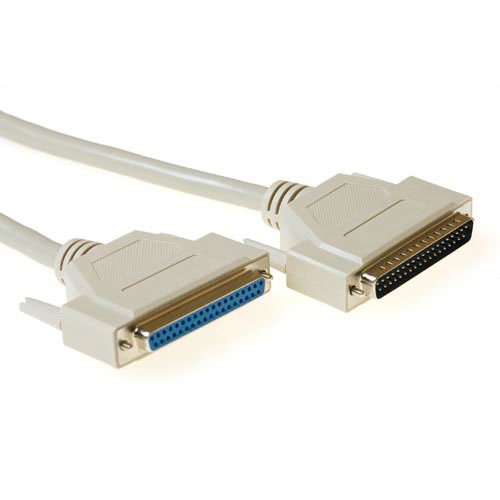 2 Metre Serial 1:1 Connection Cable 37 Pin D-sub Male - 37 Pin D-sub Female