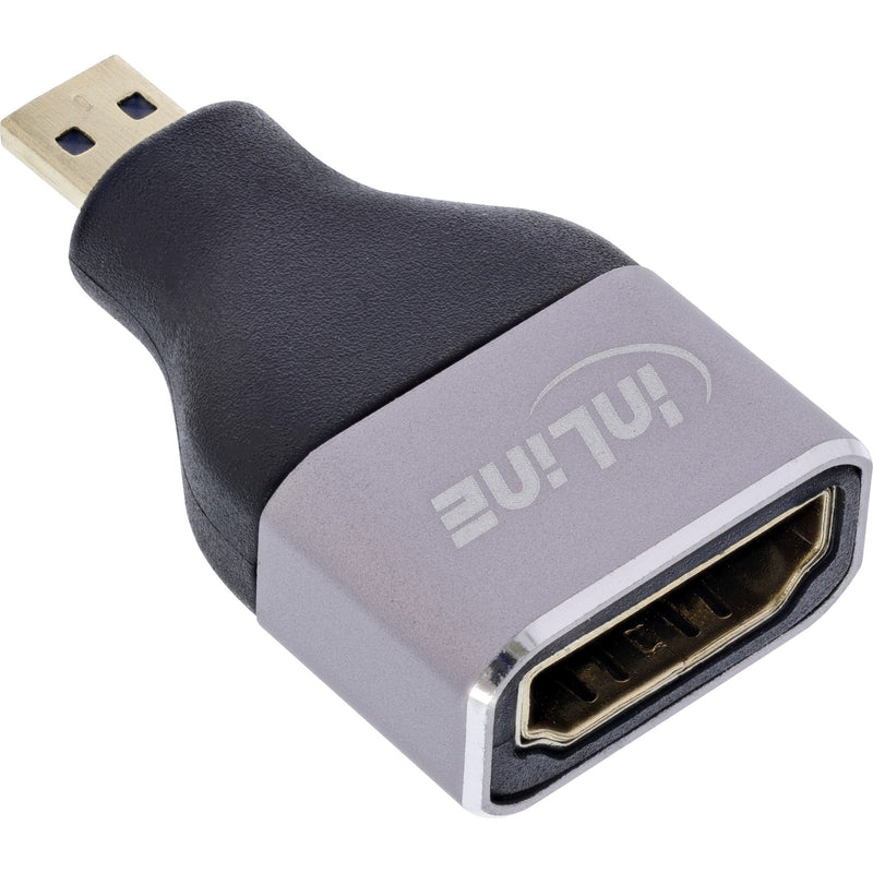 Inline® HDMI Adapter, HDMI a Female / Micro HDMI D Male, 8K UHD