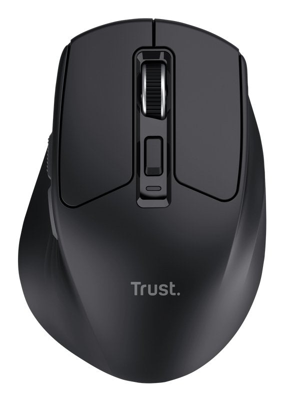 Trust Mouse Wireless Niven Bt/2.4GHZ 7 Buttons Quiet 800-3200DPI Rechargeable Black